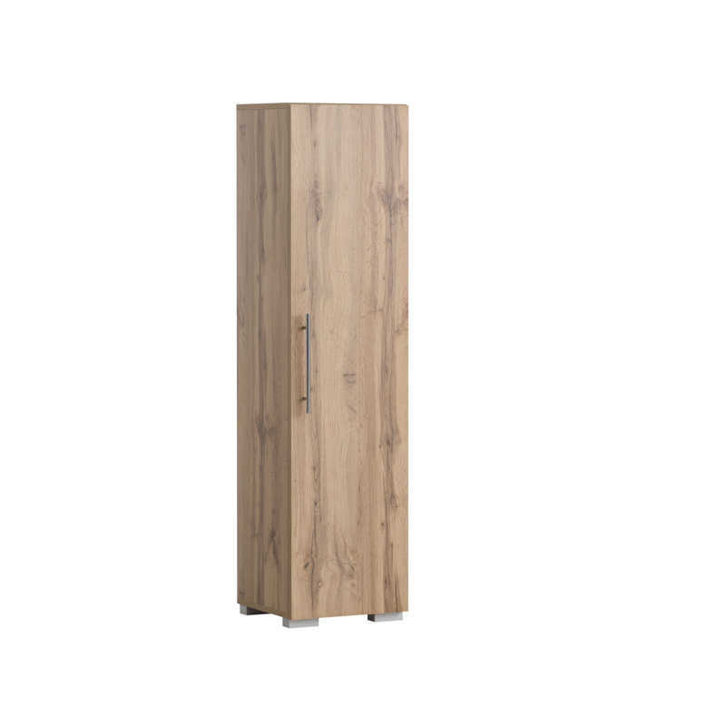Lankton Freestanding Bathroom Cabinet, Oak Country House Decor, Right handle