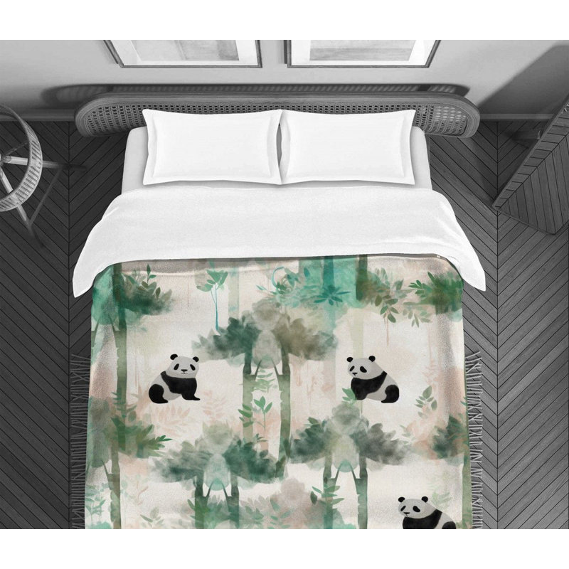 Panda Bamboo Bedding, Twin Extra Long Comforter