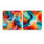 Clarie - Ensemble de 2 verres muraux abstraits en acrylique-103922943