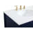 Hines 30'' Single Bathroom Vanity with Engineered Marble Top-672724613