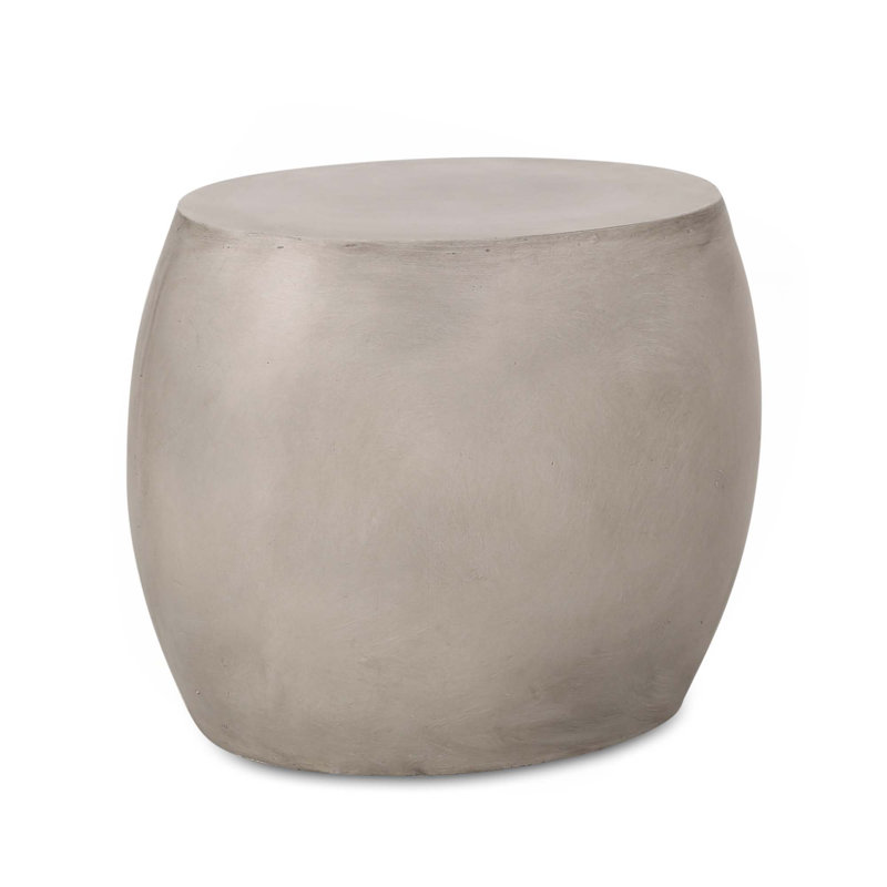 Outdoor Lightweight Concrete Side Table