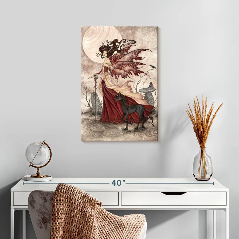 Kelan The Red Queen, 24" H x 16" W