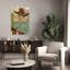 «Dusty Rider I», reproduction abstraite de cactus contemporain, art mural-78667496