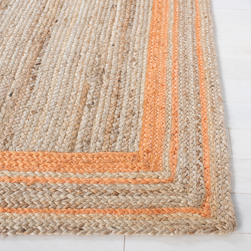Gatti Natural Fiber Hand Woven Jute Rug, Rectangle 3' x 5'