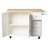 Hardiman 53.75" Kitchen Island with  Locking Wheels-544115121