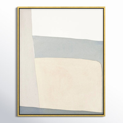 Simple Grey Painting by Julia Balfour