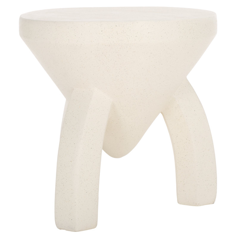 Table d'appoint Keilani, Blanc
