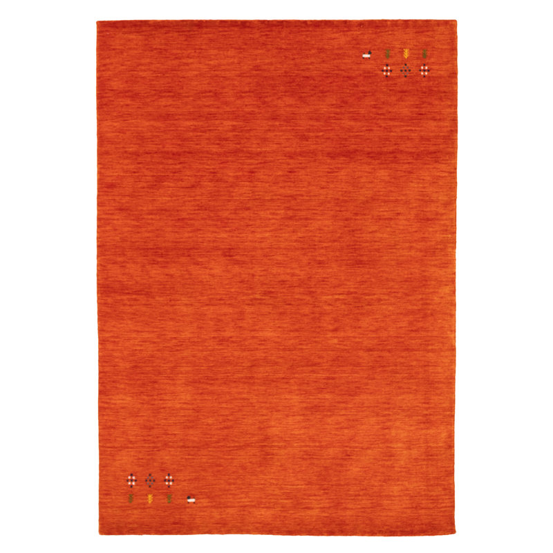 Kashkuli Gabbeh Orange Rug 5'1" x 7'6"