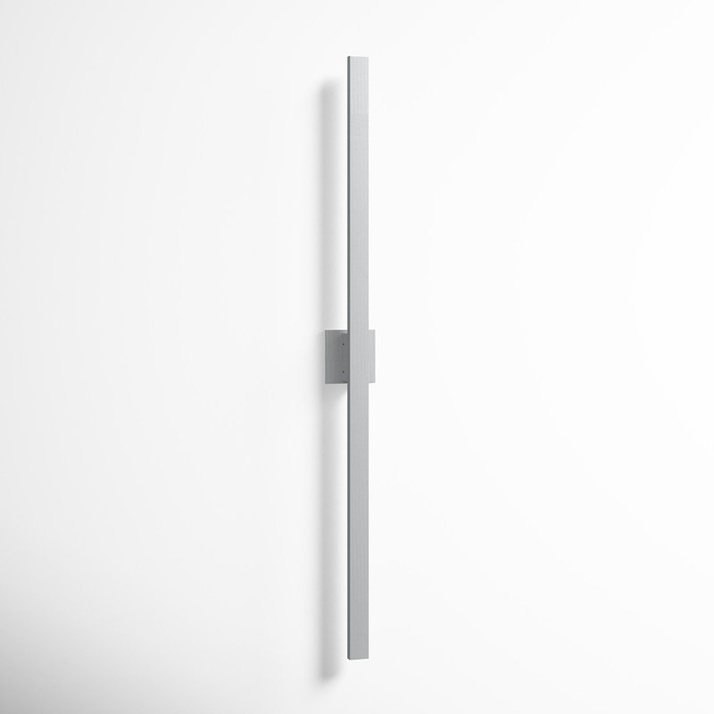 Replay LED Wall Light, Satin Aluminum