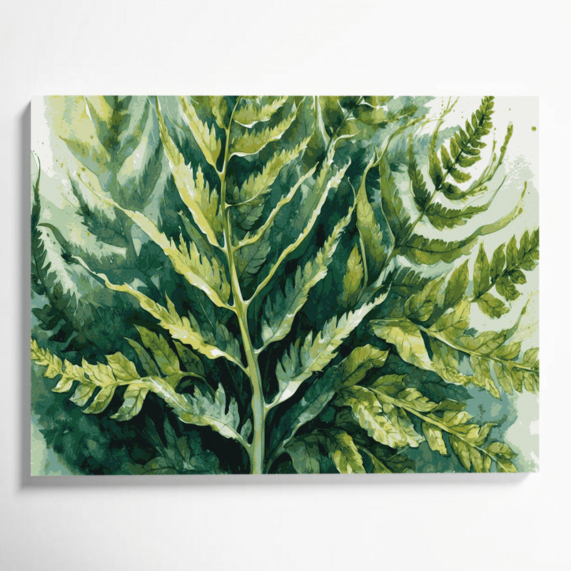 Art mural sur toile Botanical Sensitive, H 20 po x l 24 po