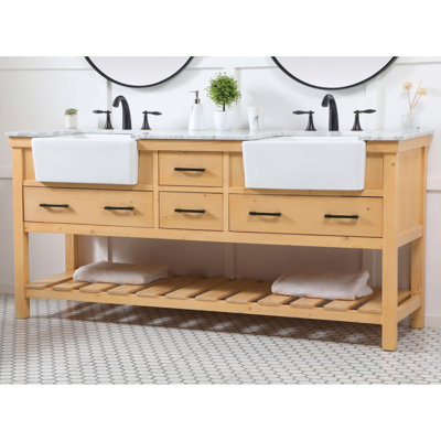 Meuble-lavabo double 72 po Pelaghia