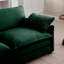 Repose-pieds rembourré en velours côtelé compatible avec les canapés 2/3/4 places-194767111