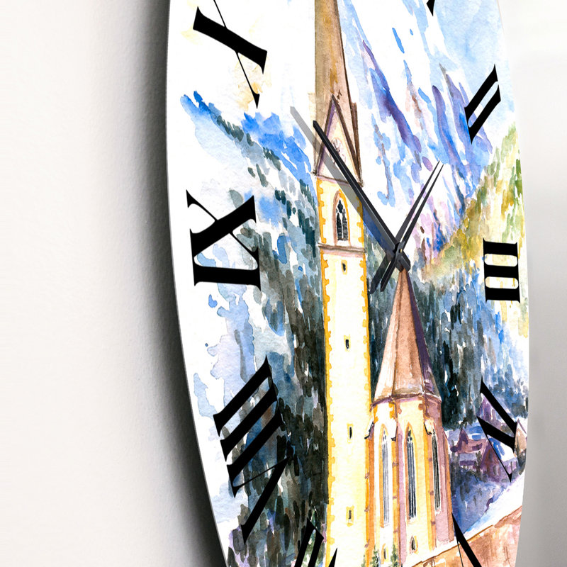 Petite horloge murale Mid-Century, Grand