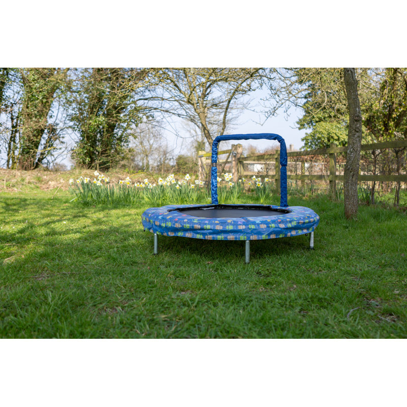 48" JumpKing Blue Robot Mini Trampoline