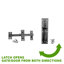 Norfolk Iron Gate Door Latch Lock