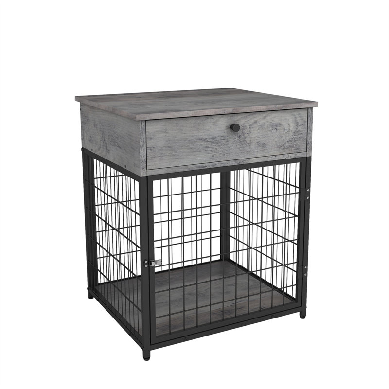 Caisse pour animaux Charee, Gris, Cage