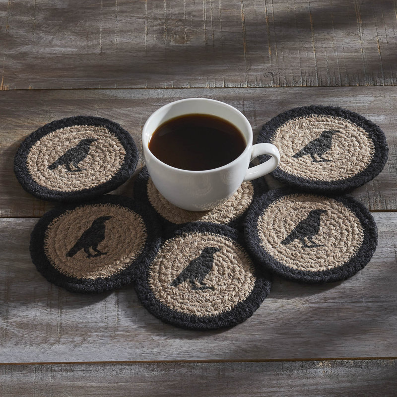 Ensemble de 6 sous-verres Raven Harvest