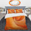 Ensemble de housse de couette Tangerine Twist Spiral - Abstract Spirals-107148373