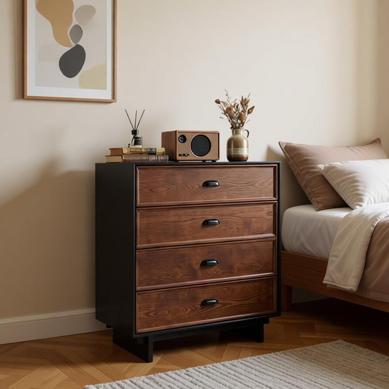 Armoire de rangement de salon rétro, 39.37" H x 31.5" W x 15.75" D