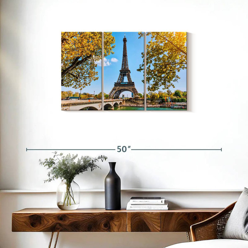 Nicci Paris Eiffel Tower In Spring, 20" H x 33" W
