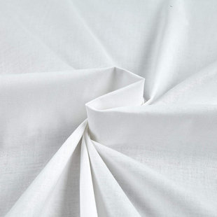 54" 100% Cotton Rain-No-Stain, White