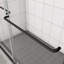 Porte de douche, porte coulissante, avec verre trempé de 1/4 po-112519878