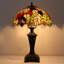 Lampe de table en vitrail Tiffany