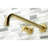 Kingston Brass Concord Two-Handle 3-Hole Wall Mount Roman Tub Faucet-59137447-60119955