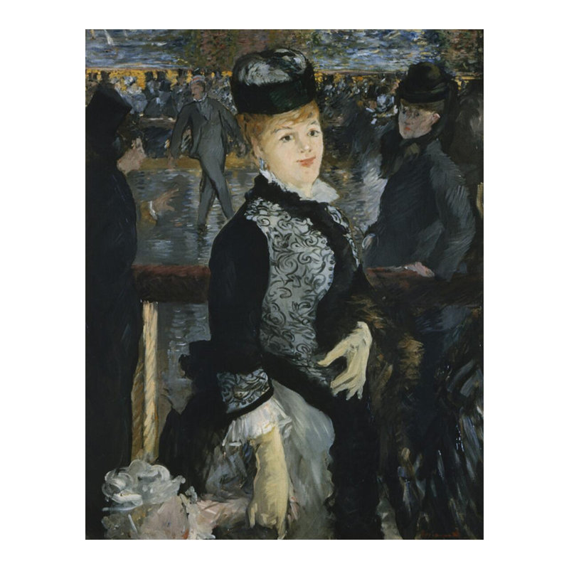 «Skating» par Edward Manet - Impression giclée, H 20 po x l 16 po