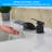 Waterfall Single-Handle Bathroom Faucet Set-121832708