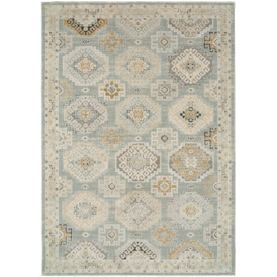 ANNALISE 7.10X10.6 7607-581 BLUE/BEIGE/CREAM