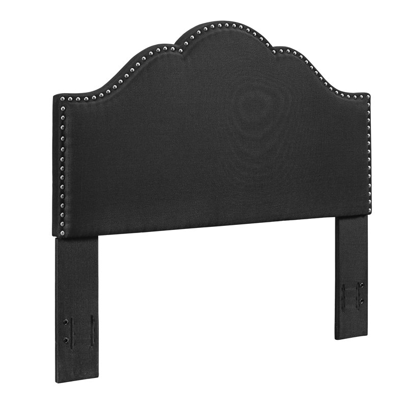 Benedict Upholstered Headboard, Full/Queen, Crème Linen