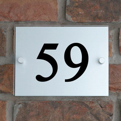Champy 15cm H Plastic House Number