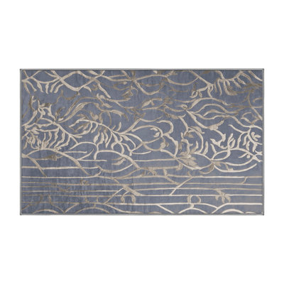 Tapis gris lavable à la machine