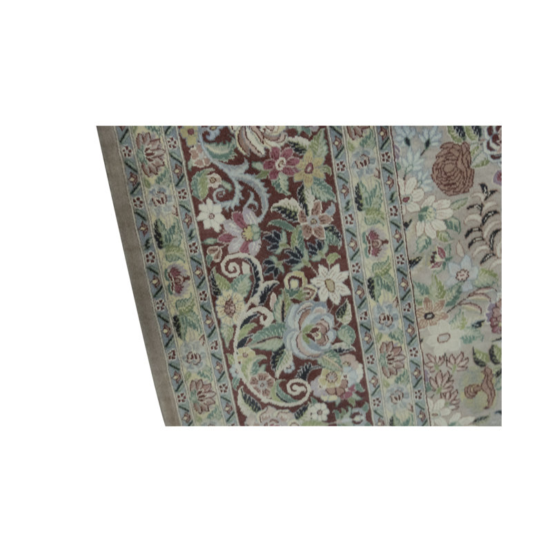 Hand-Knotted High-Quality Beige Area Rug
