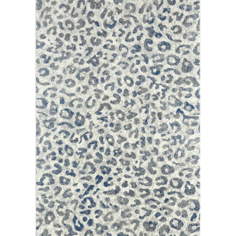 Ebian Animal Print Indoor Rug, Rectangle 6' x 9'