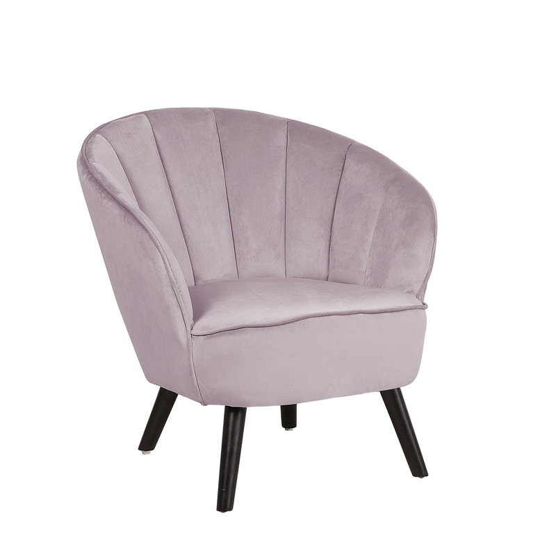 Dartford Velvet Barrel Chair, Pink