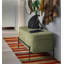 Repose-pieds avec cadre minimaliste moderne vert