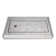 60'' W 32.25'' D Rectangular Single Shower Base