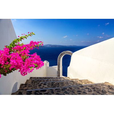 Henriques Vacation In Greece - Wrapped Canvas Print