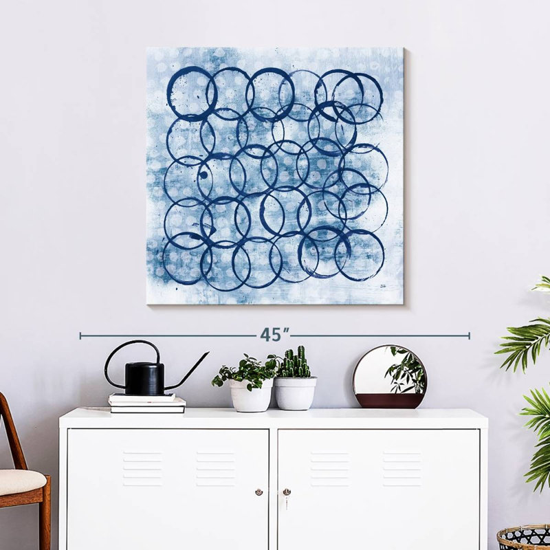 Blue Eclipse II, 30" H x 30" W