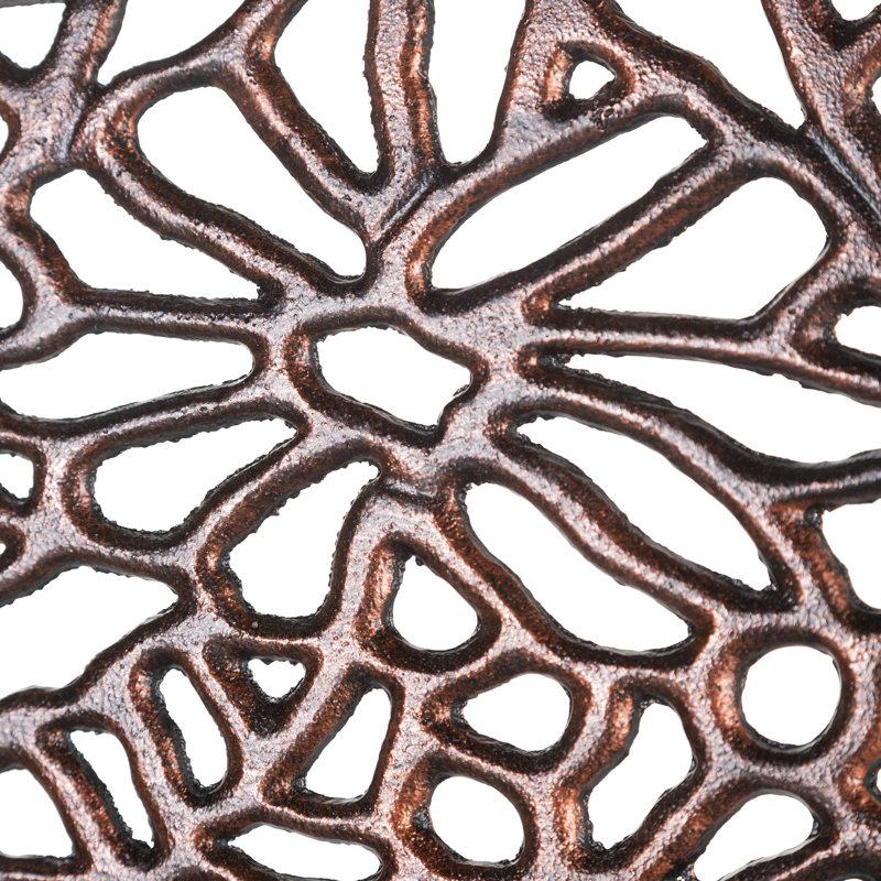 Banc de jardin en métal Tiffany