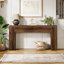 63-Inch Wooden Foyer Table With With 2 Hidden Drawers-526128608