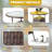 Patio Brown Wicker Round Bar Table