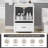 Chantasia 24.5 " W Freestanding Standard Free Standing Single Double Single Vanity Bathroom Vanity With Ceramic Top-804907578