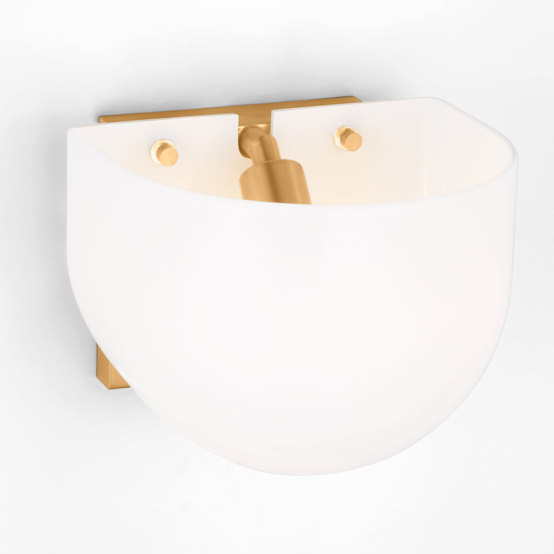 Cheverny 1 - Light Bath Sconce, Brushed Brass