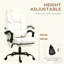 Fauteuil de massage avec 6 points vibrants, repose-pieds et télécommande-2034336593