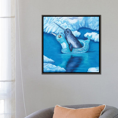 " Narwhal Floating " by Cyndi Dodes