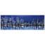 «City Buildings in Blue», reproduction de peinture acrylique sur toile tendue-28759336