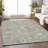 Machine Washable Indoor/Outdoor Xhevrie Gray Rug-1702561509